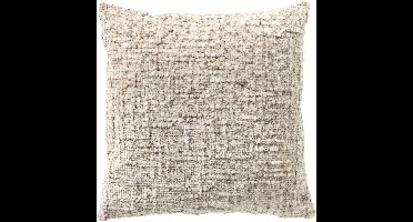 Dutch Decor NORET - sierkussen 45x45 cm - chenille - beige - Inclusief binnenkussen - Luxe kussens voor woonkamer & bank