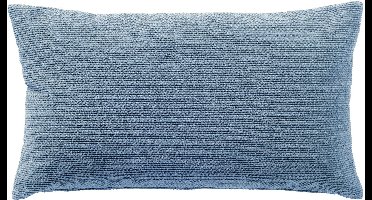 Dutch Decor JULIO - kussenhoes outdoor 30x50 cm - waterafstotend en uv-bestendig - Quiet Harbor - blauw