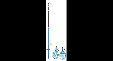 Tactic tennispaal buitenspeelgoed met 2 rackets voor kinderen.