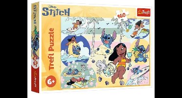 Puzzel met 160 stukjes Stitch regeert TREFL - Puzzel met 160 stukken