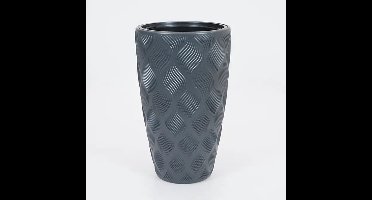 Vita bloempot Flow Slim 30 antraciet