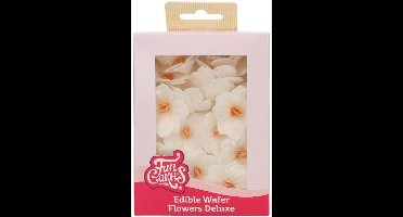 FunCakes Eetbare Bloemen Deluxe - Papieren Bloem - Hortensia Wit Klein - pk/18