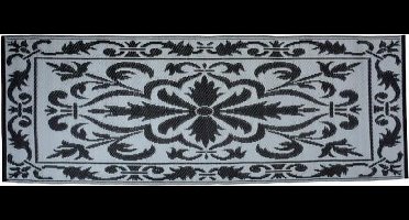 Esschert - Balkontapijt 70x200 cm zwart/wit