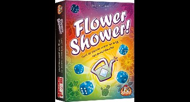 White Goblin Games - Flower Shower - Dobbelspel - 1 tot 4 spelers - Snel & Spannend - Dubbel plezier - 2 verschillende tuinen