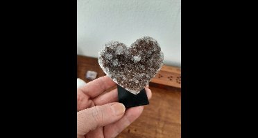 Amethist Hart op standaard