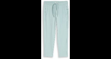 Tom Tailor - Cropped joggingbroek - Maat 40/28 - blue haze