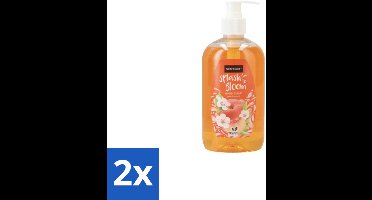 2 x Sence – Handzeep – Splash To Bloom Peach – 500 ml - Handzeep - Perzikgeur - Reiniging - Handen Reinigen - Zachte Handzeep