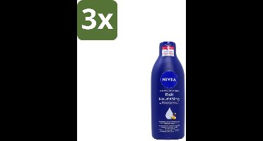 Nivea – Bodylotion – Voor Droge Huid – 400 ml - Bulkverpakking - 3 stuks