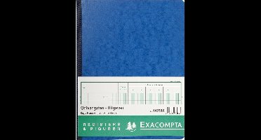 Exacompta 5x Boekhoudingsregister Dagontvangsten - met identificatieblad - Nederlandstalig - ingebonden - 80 blad - - 14550X