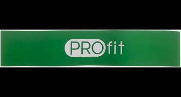 PROfit Guma Mini Band 50cm x 5cm x 1,3mm Groen