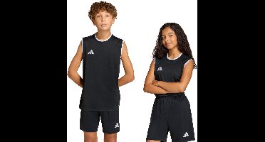 adidas T-shirt Kinderen Entrada 26 Sleeveless Jersey Zwart - Maat 164cm