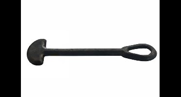 Fjong spanrubber zwart 185mm - EPDM - 1 Lus