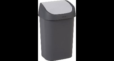 Allibert Mistral Swing Prullenbak - 25L - Antraciet