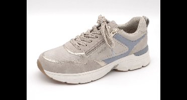 Marco Tozzi Dames Sneaker - 23758-402 Beige/Combi - Maat 40