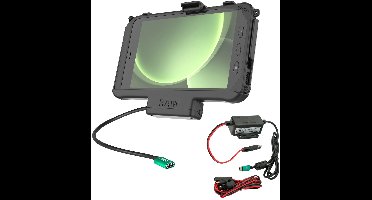 RAM Mounts - USB-C Powered Dock for Tab Active5 & 3 with Hardwire Charger