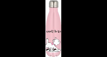 Disney's Classics Aristokatten Marie drinkfles – Roestvrij staal – 780 ml – Sluit goed af – Drinkfles voor kinderen – BPA-vrij – Roze