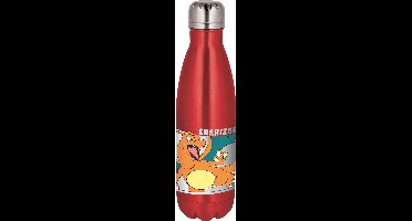 Pokémon's Charizard drinkfles – Roestvrij staal – 780 ml – Sluit goed af – Drinkfles voor kinderen – BPA-vrij – Rood
