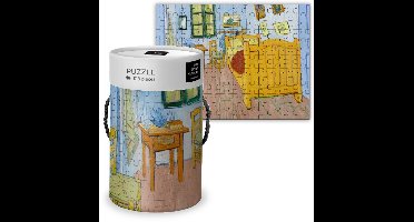 Puzzelkoker Van Gogh The Bedroom, Puzzel van gogh, Van Gogh puzzel, puzzel, puzzel in koker