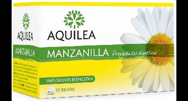 Aquilea Kamille-infusie 20 Infusie theezakjes|Aquilea Chamomile Infusion 20 infusion bags|Infusion de thé à la camomille 20 sachets infuseurs