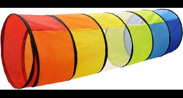 Vedes speeltunnel speelgoed kleurrijk pop-up 180cm voor kinderen.