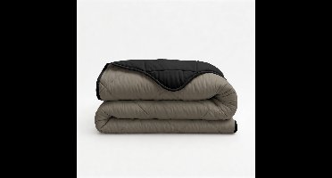 Lazy Uni Dekbed – Wasbaar | Tweepersoons – 200 x 200cm +2 x kussenslopen 60×70cm | Luxe & Comfortabel Slapen – Taupe/Grijs