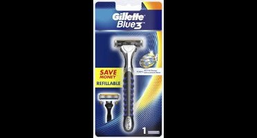 Gillette Blue3 - scheerapparaat + 1 navulmesjes