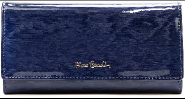 Pierre Cardin - Luxe Dames Portefeuille - Lakleer - Zilveren Details - Elegant & Praktisch