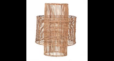 Groenovatie Rotan / Rieten Hanglamp, Handgemaakt, Naturel, ⌀35 cm