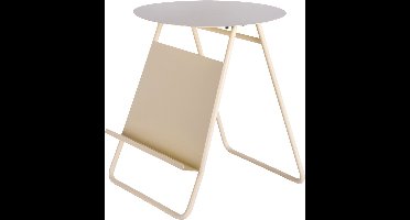 Leitmotiv - Bijzettafel Esencia - Wit - 40x40x48 cm