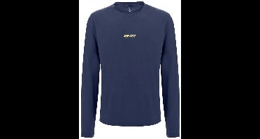 Santini T-shirt Met Lange Mouwen Blauw XL