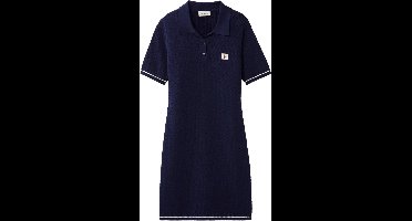 Calvin Klein Jurk Microcable Mini Dress Lv047f323g 9ei Evening Blue Dames Maat - S