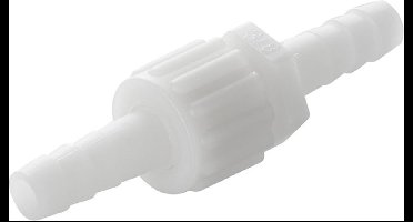 ProPlus Slangtule koppeling - 10 mm diameter - wit - nylon - hoge druk en temperatuurbestendig