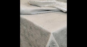 Unique Living | Tafelkleed Crystal 90x90cm silver