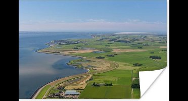 Poster Waddenzee - Texel - Lucht - 30x20 cm