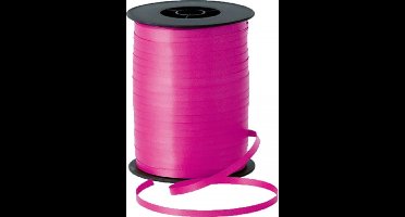 Twisk krullint fuchsia cadeau lint 10mm x 250m decoratie.