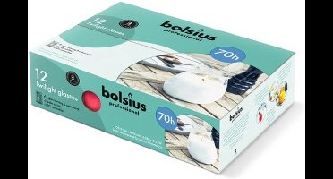 Bolsius | Twilight kaars | Fuchsia | 12 stuks