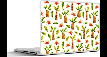 Laptop sticker - 13.3 inch - Jungle - Bladeren - Patronen - 31x22,5cm - Laptopstickers - Laptop skin - Cover
