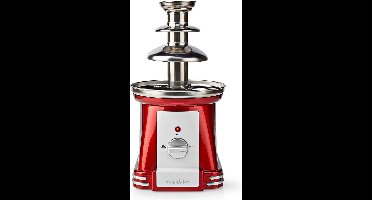 Nedis Chocolade Fountain - 90 W - Rood / Wit