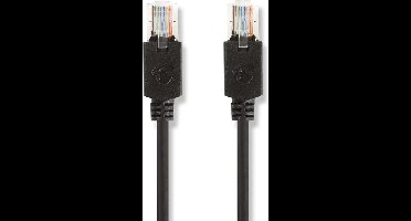 Nedis CAT5e Netwerkkabel - U/UTP - RJ45 Male - RJ45 Male - 10.0 m - Rond - LSZH - Antraciet - Window Box