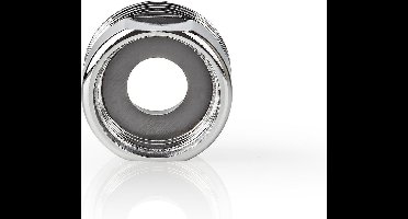 Nedis Slangadapter - 1/2'' - 3/4'' - Metaal - Zilver