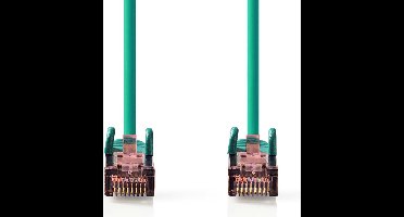 Nedis CAT6 Netwerkkabel - RJ45 Male - RJ45 Male - S/FTP - 5.00 m - Rond - LSZH - Groen - Envelop