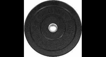 Gorilla Sports Bumper Plate - Halterschijf - 5 kg - Rubber - 50 mm