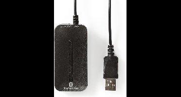 Nedis Bluetooth-Zender - Input: 1x TosLink Female - AptX Low latency / AptX / SBC - Maximaal 2 Apparaten - Zwart