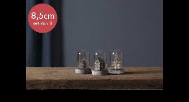 Kerst decoratie "kupol" - set van 3