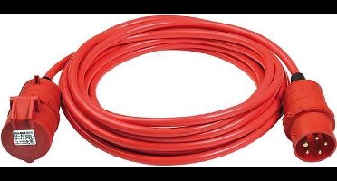 BREMAXX CEE verlengsnoer IP44 25m signaalrood AT-N07V3V3-F 5G1,5
