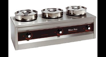 MaxPro foodwarmer - 3 pannen