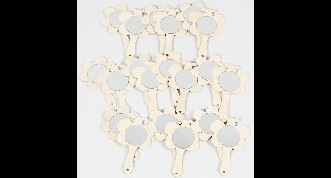 Handspiegel, H: 13,9 cm, B: 9 cm, 20 stuk/ 1 doos