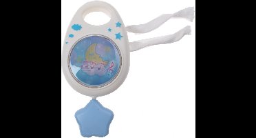 Johntoy Muzikaal Nachtlampje Blauw 13 Cm