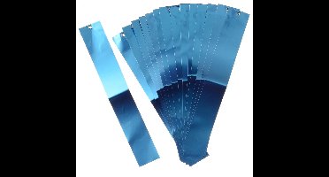Nature Vogelschrikstrips - Kweekbenodigdheden - 0.1x4.5x29.5 cm Blauw 15 stuks