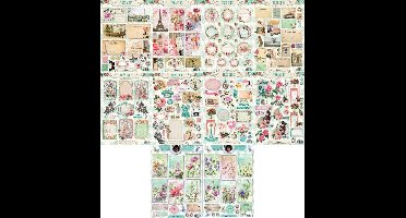 10x 3DA4 Knipvellen - Voor elk wat wils  -  Maak prachtige kaarten en fotoalbums